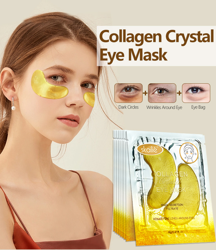 Goldkristall-Augenmaske