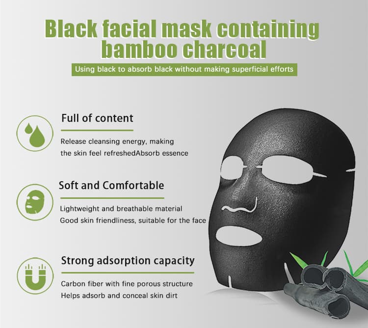  Bamboo Charcoal Cleansing Black Mask