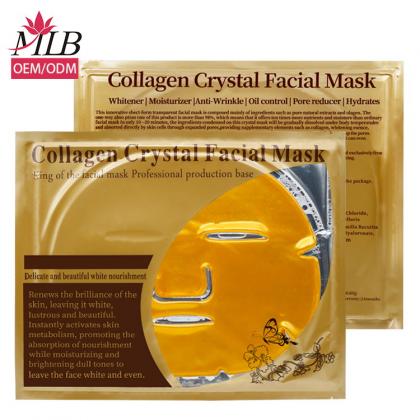 crystal collagen gold facial mask