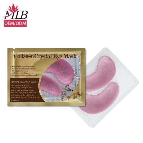 pink crystal eye mask